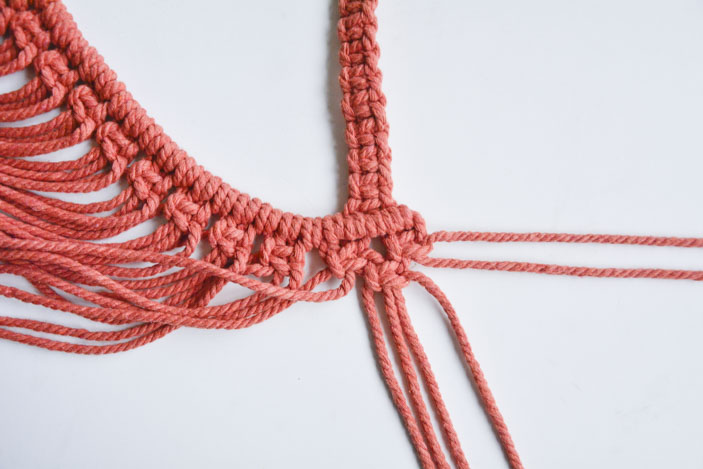 Segunda fila nudo plano