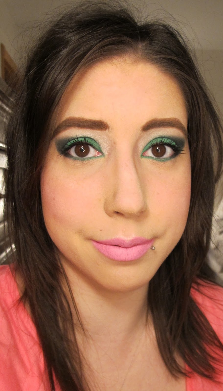 Steph Stud Makeup Really Bright and Colorful Matte Makeup using MAC