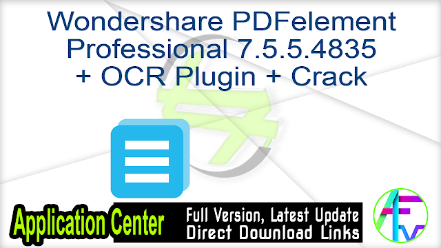 Wondershare pdfelement pro ocr 7.5.4 crack filehippo Wondershare pdfelement pro ocr 7.5.4 crack filehippo