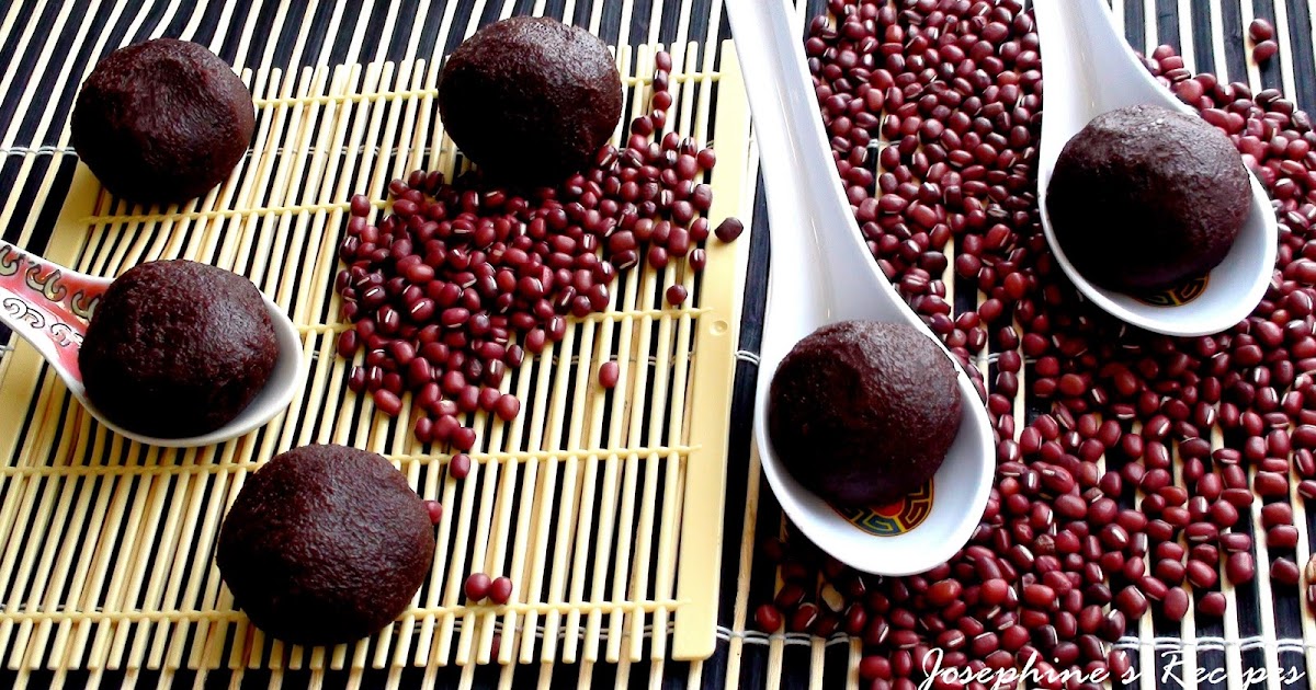 Josephine's Recipes How To Make Sweet Red Bean Paste Black Bean Paste Adzuki Bean Paste 豆沙