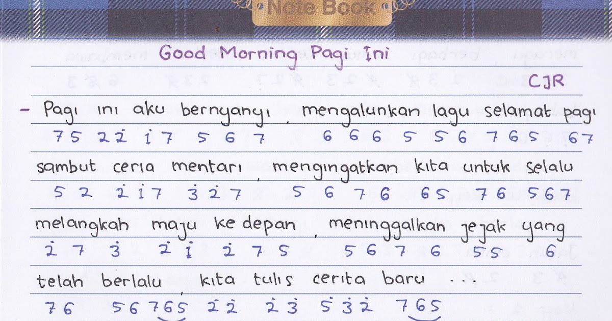 Not Angka Lagu Tangiang Ni Dainang Koleksi Not Angka