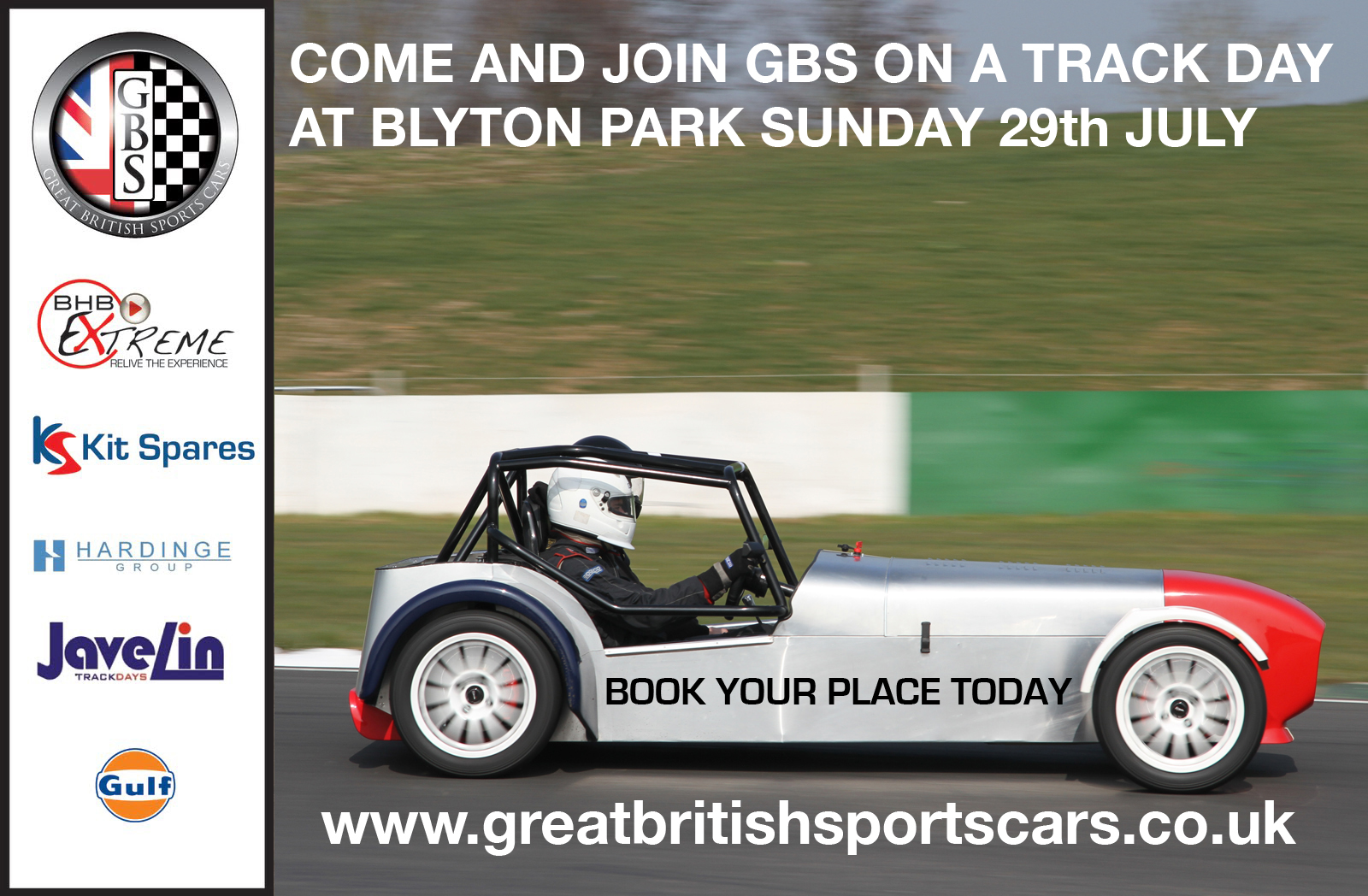 Great British Sports Cars Ltd GBS & KIT SPARES WILL BE AT THE NATIONAL