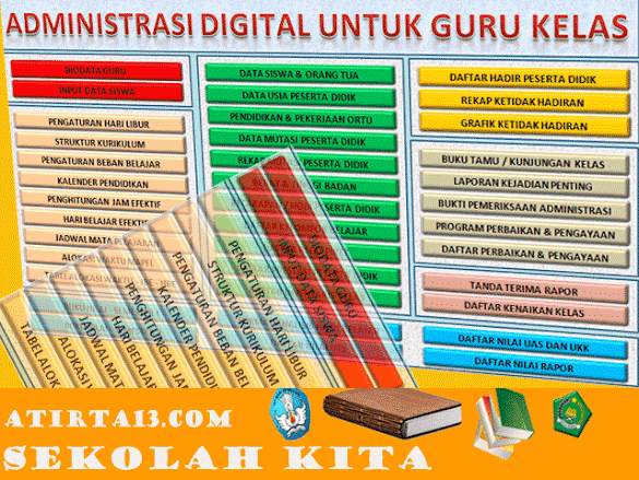 Download Manajemen Guru Kelas Format Excel Versi Digital Tahun 2016