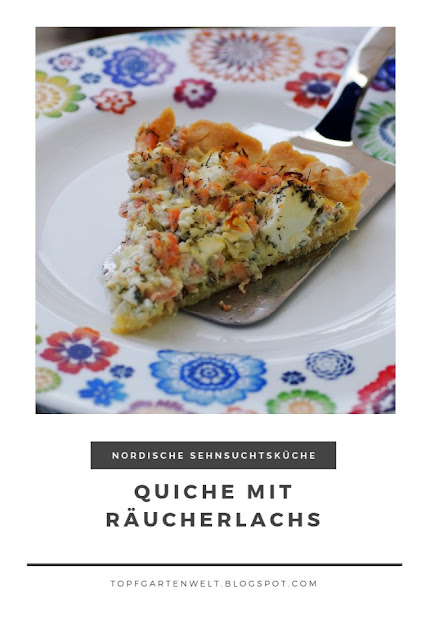 {Buchwerbung} Quiche mit Räucherlachs aus Nordische Sehnsuchtsküche #quiche #quichemiträucherlachs #räucherlachs #meerrettich #ziegenkäse #schwedischkochen - Foodblog Topfgartenwelt