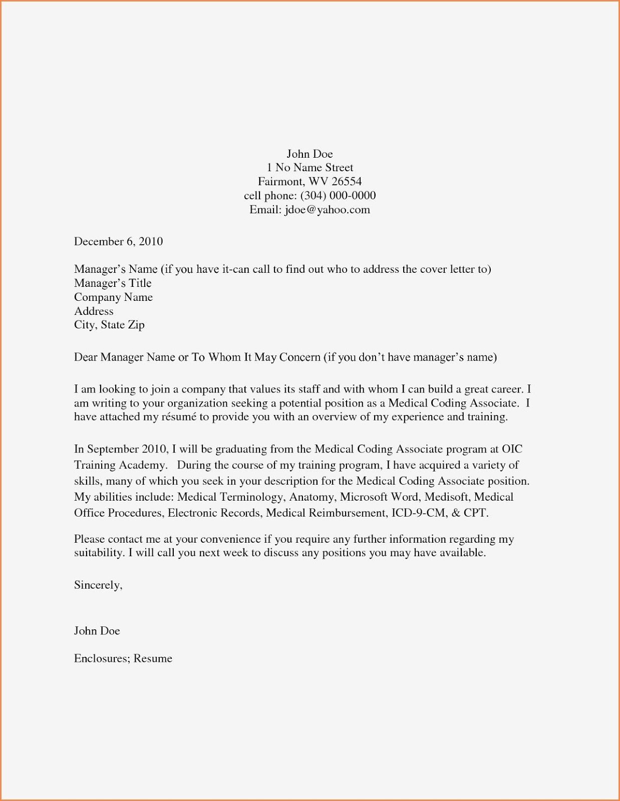 How To Address A Cover Letter Without A Contact Name Resume Letter