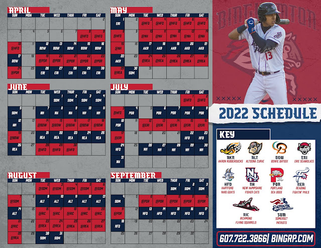 Mack's Mets: Press Release: Rumble Ponies Announce 2022 Schedule Mack's Mets: Press Release: Rumble Ponies Announce 2022 Schedule