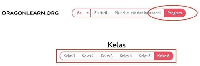Panduan mendaftar dan menggunakan platform dragonlearn.org untuk belajar online Siswa Madrasah Ibtidaiyah