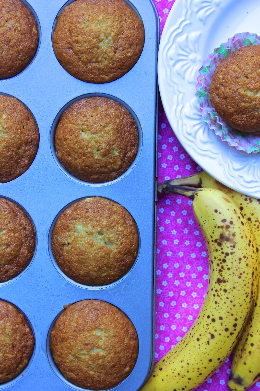 ValSoCal Moist Banana Bread Muffins