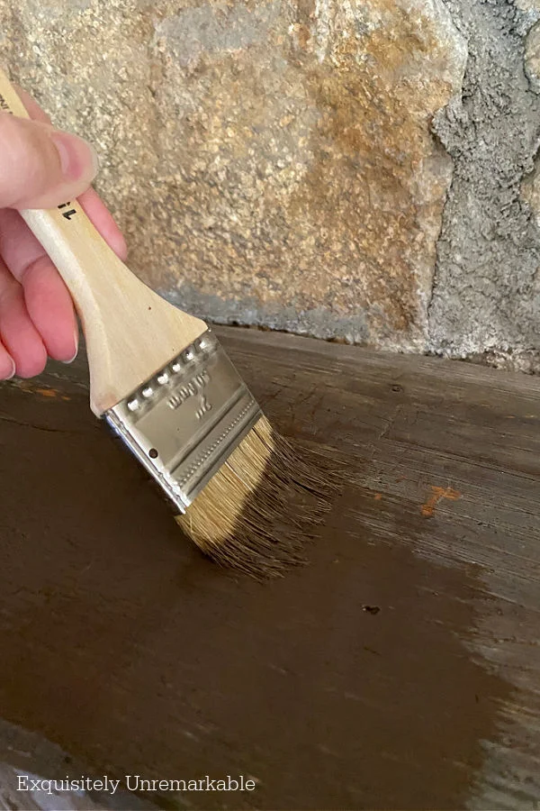 Covering Water Marks On Wood With Voodoo Gel Stain