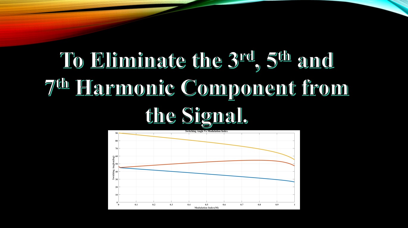 SELECTIVE HARMONICS ELIMINATION