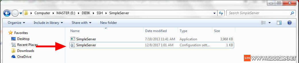 Config Simple Server