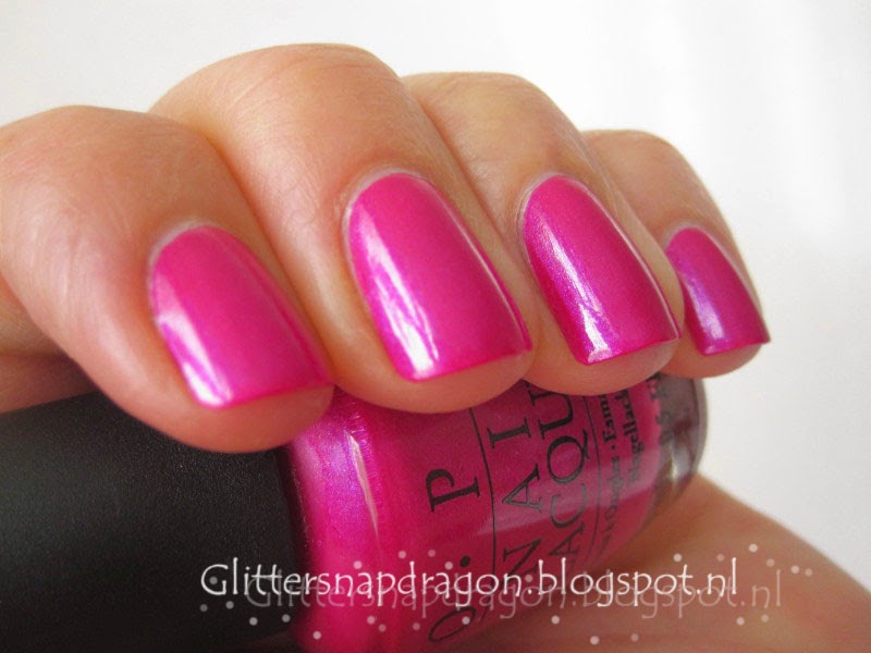 Glittersnapdragon OPI Flashbulb Fuchsia (Brights Collection, autumn