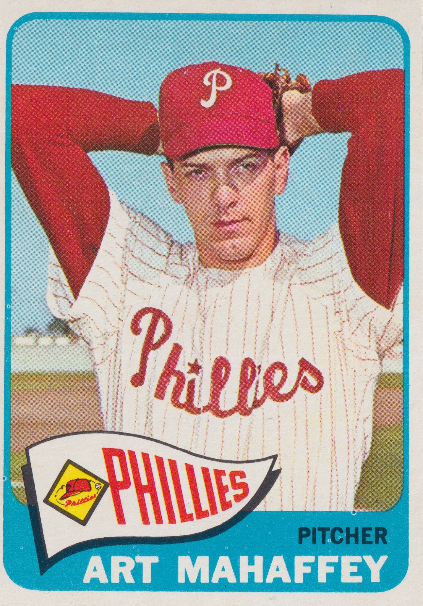 1965 Topps 446 Art Mahaffey Philadelphia Phillies