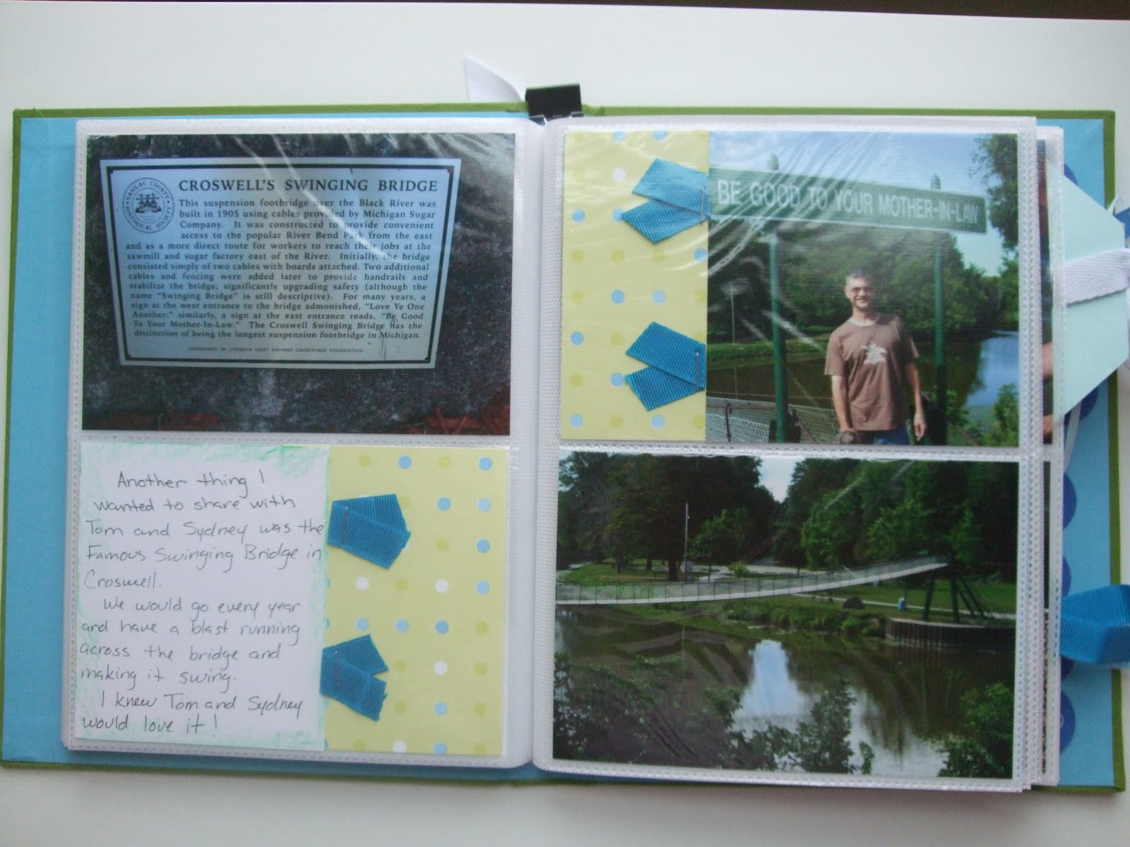 A Crafty Chick My first Photo Album Scrapbook