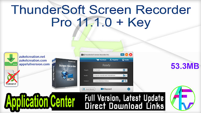 Thundersoft screen recorder registration code
