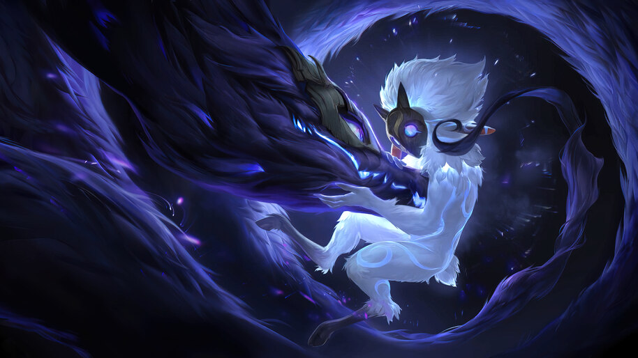 #5.3263, Kindred, LoL, Legends of Runeterra, 4K Wallpaper PC Desktop