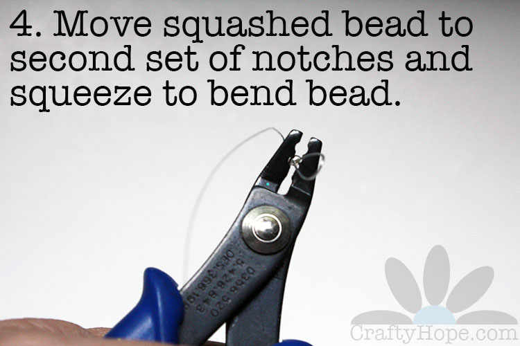 How to use a crimp bead and cover without the crimping tool. 
