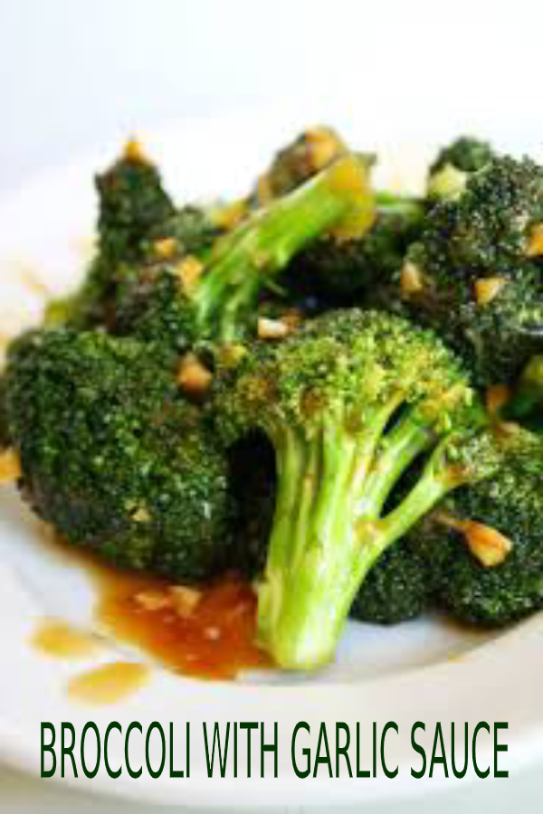 BROCCOLI WITH GARLIC SAUCE happy cook