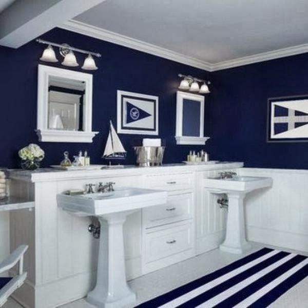 Pin de Karen Love en home office | Baño estilo náutico, Decoración de