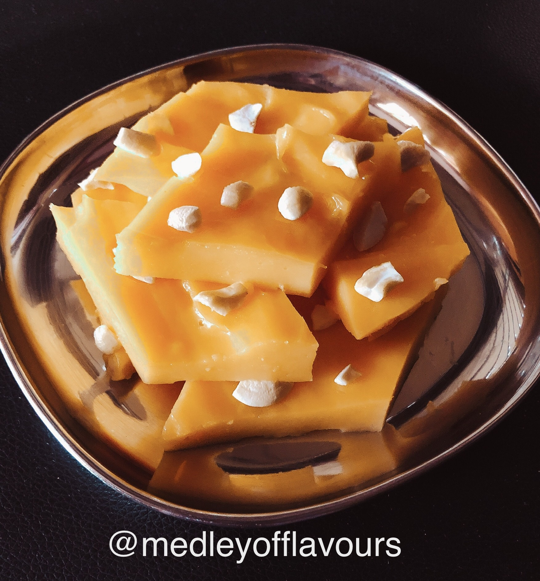 MedleyOfFlavours Custard Halwa with Milk How to make Custard Halwa