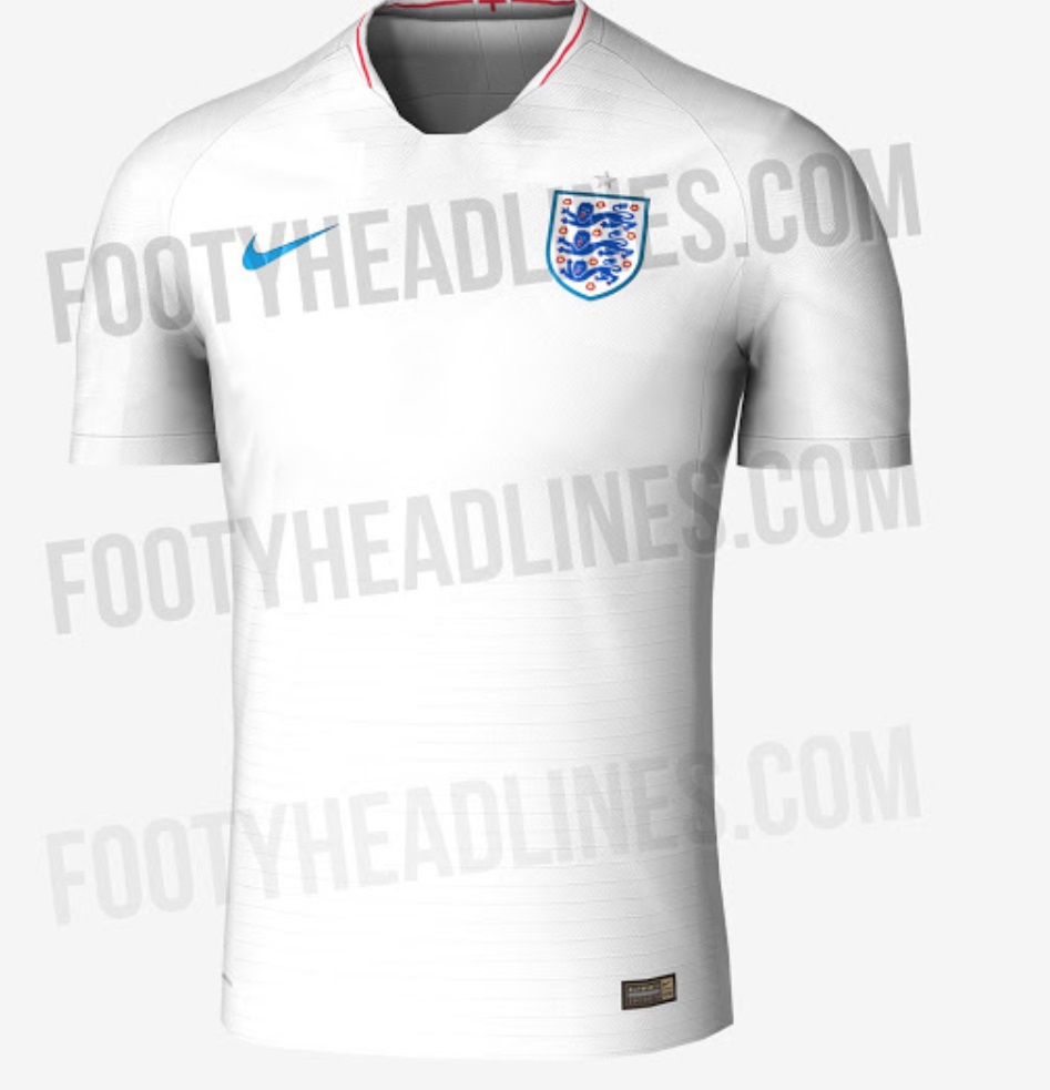 England World Cup 2018 Home kit 