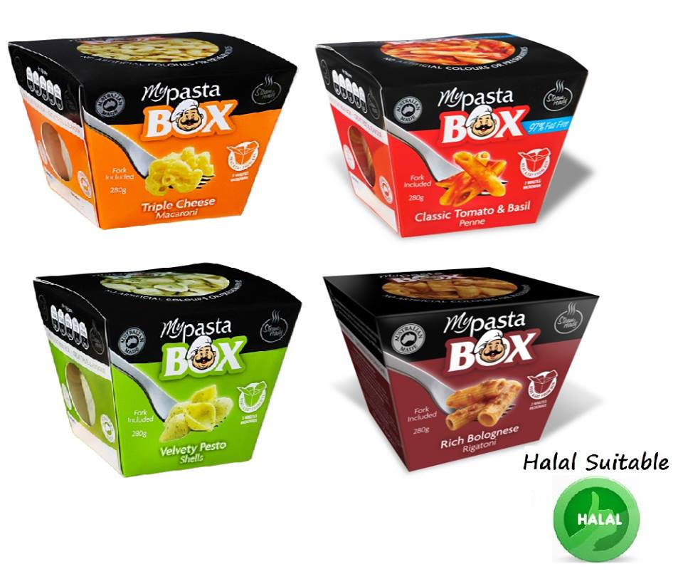 umiyumi2 our life in perth, WA HALAL Instant Pasta MyPasta Box