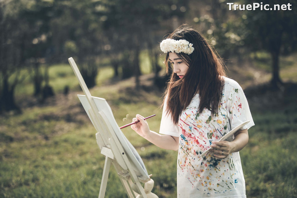 Image Vietnamese Model - How To Beautiful Angel Become An Painter - TruePic.net - Picture-6