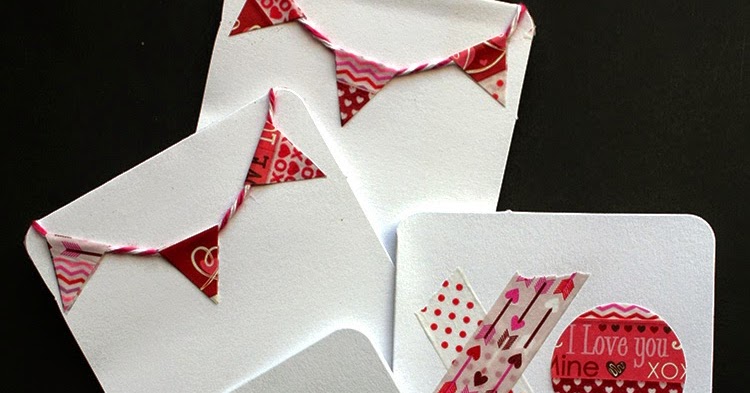 Washi Tape Valentine's Day Cards (DIY Video)