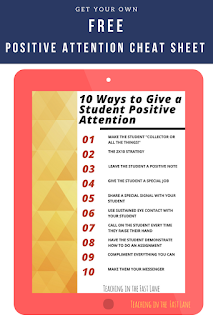 Are attention seekers sucking the life out of you in the classroom? Try these ten tips for keeping their need for attention satisfied with positive attention. The 4th and 8th tips are my favorite!