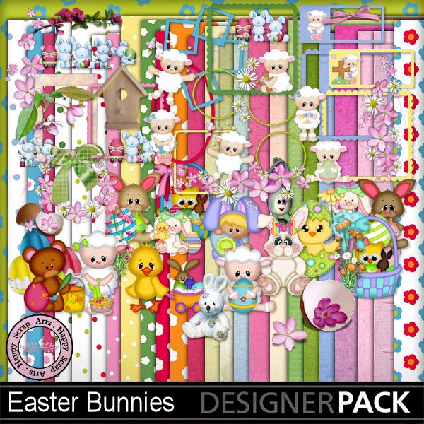 Happy Scrap Arts ::  Easter Bunnies