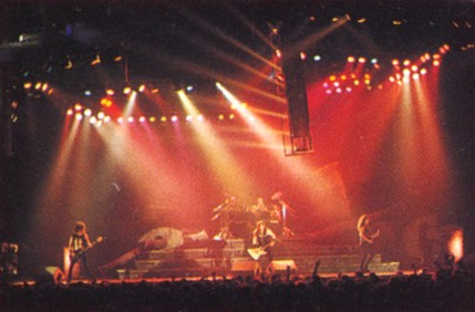 Fotografía de un concierto de Metallica en 1989 de la gira Damage Justice Tour. Autor: Freakshit (cc:by-sa)