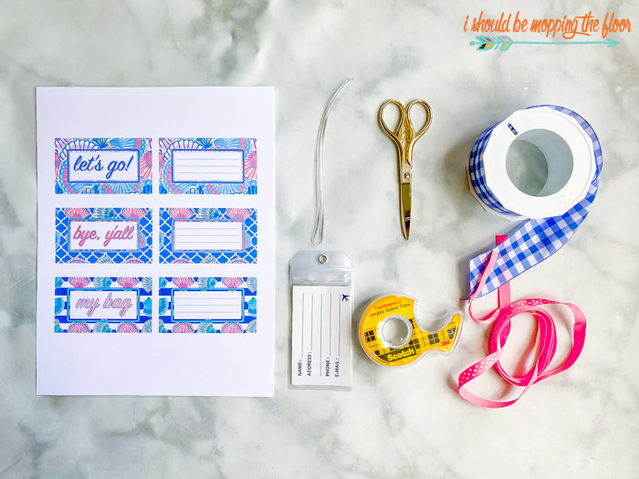 Cute Printable Luggage Tags