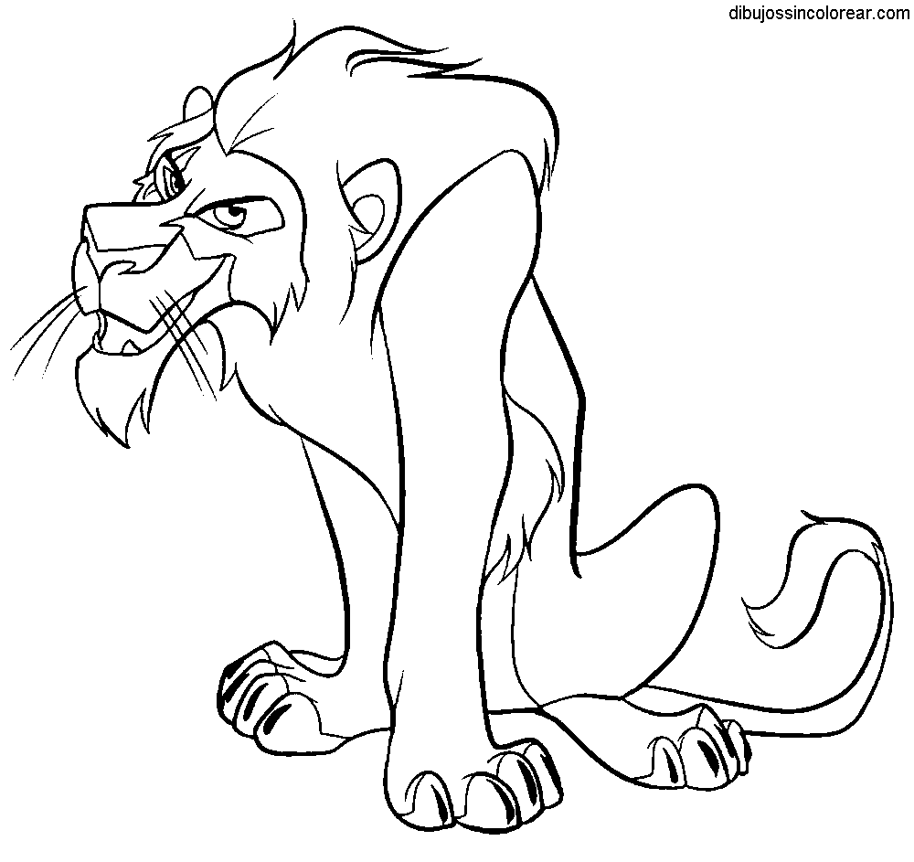 Dibujos De Simba Para Colorear Dibujos Para Colorear