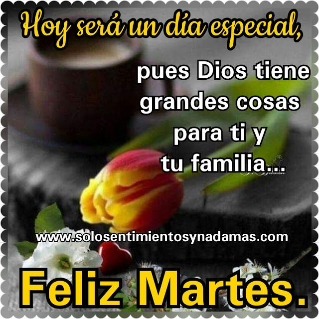 Feliz martes.