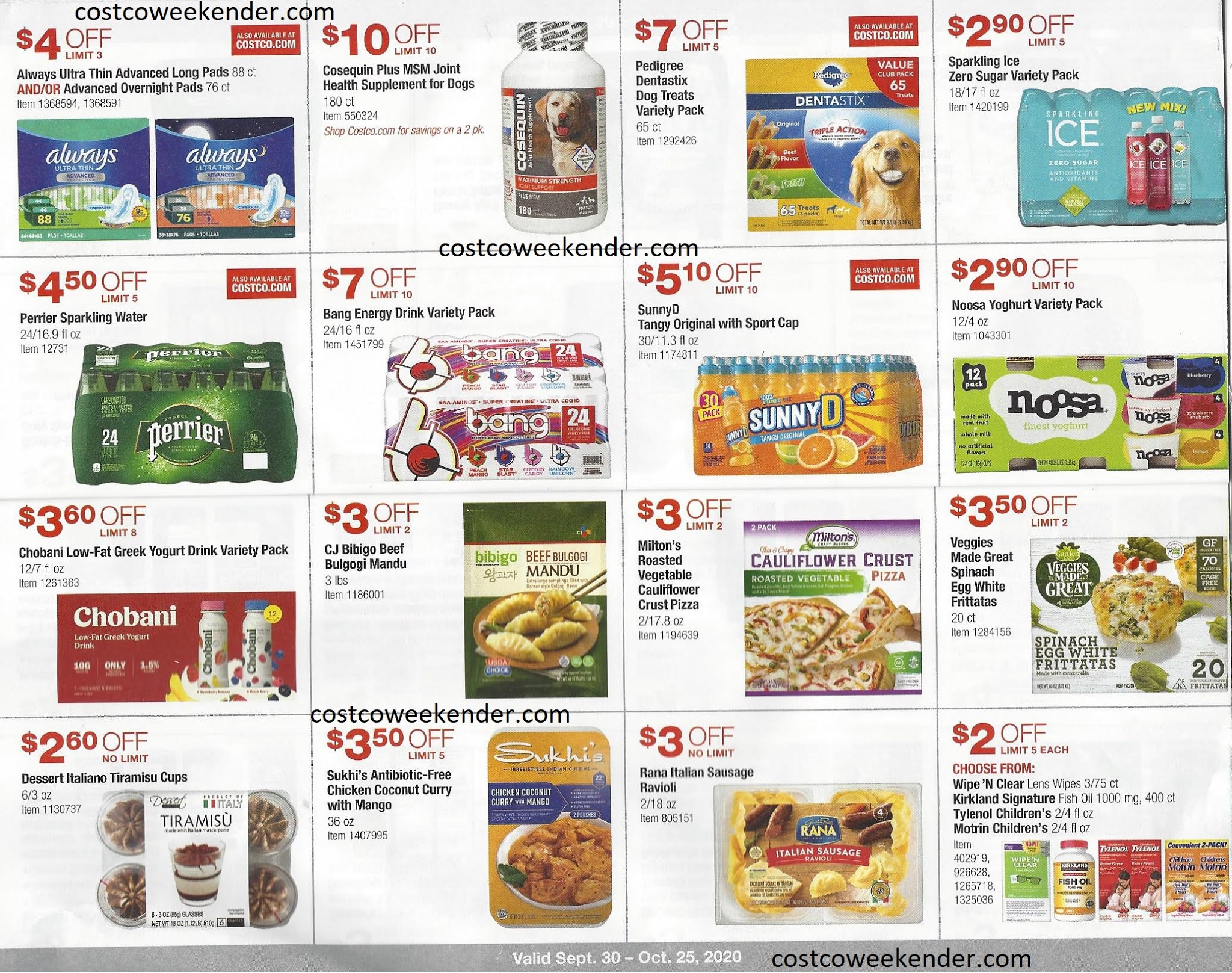 October 2020 Costco Coupon Book Costco Weekender