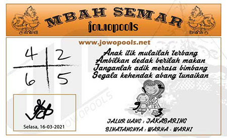 Prediksi Hk Mbah Semar 16 Maret 2021 Nomer Togel Update Prediksi Hk Mbah Semar 16 Maret 2021 Nomer Togel Update
