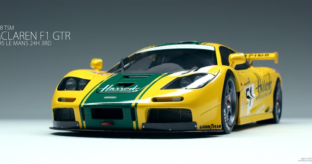 Epic Collage Photo Tsm 1 18 Mclaren F1 Gtr 1995 Le Mans 24