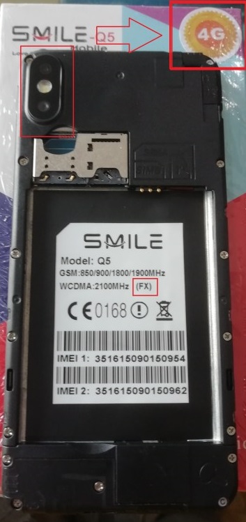 SMILE Q5 4G (FX) FLASH FILE FIRMWARE MT6580 7.1 LCD FIX FRP REMOVE DEAD