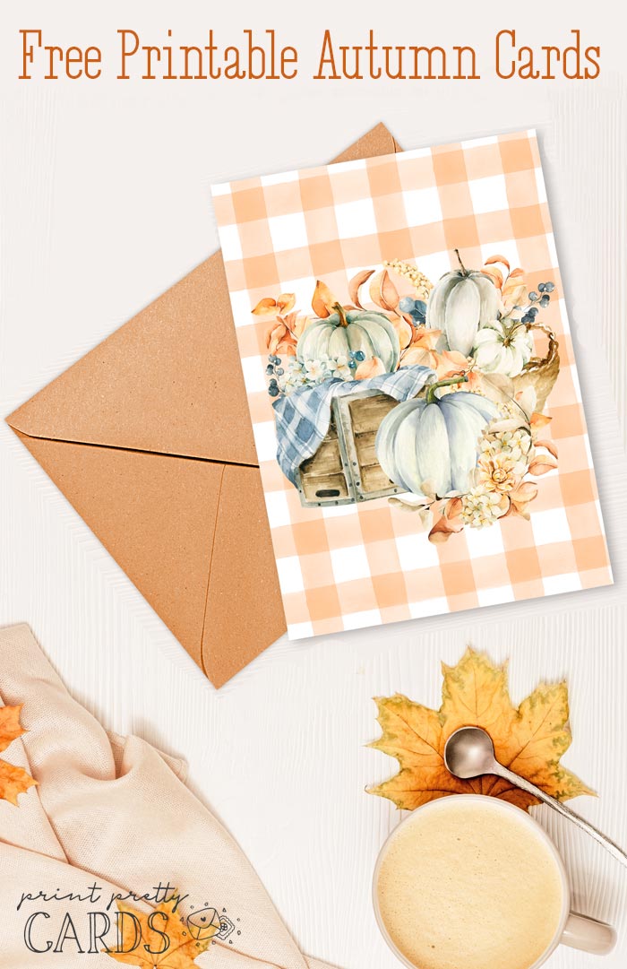 Free Printable Cozy Fall Cards Print Pretty Cards