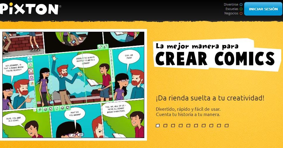 AYUDA PARA MAESTROS Pixton Crea y comparte cómics