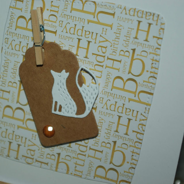[DIY] Herzlichen Glückwunsch kleiner Fuchs! Grußkarte in gedeckten Brauntönen (auch für Männer!)