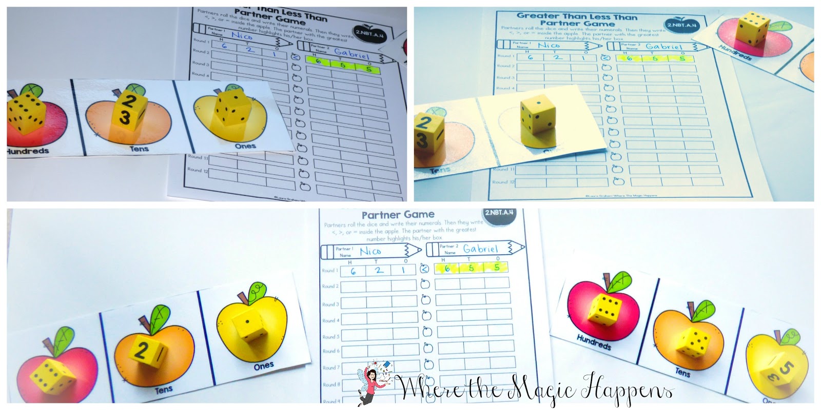 September BUILD Math Centers for 2nd Grade - Where the Magic Happens
