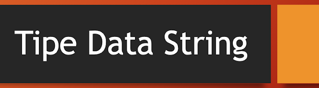 Pengertian String Pada Java | Omah Pemrograman