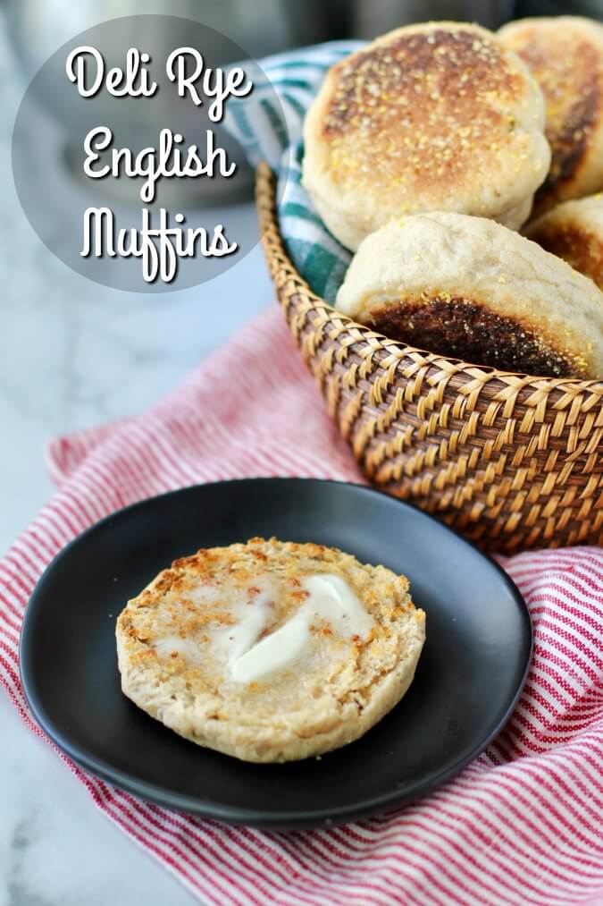 Deli Rye English Muffins Karen's Kitchen Stories