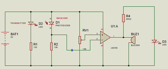 ALARM SYSTEM CIRCUIT DIAGRAM