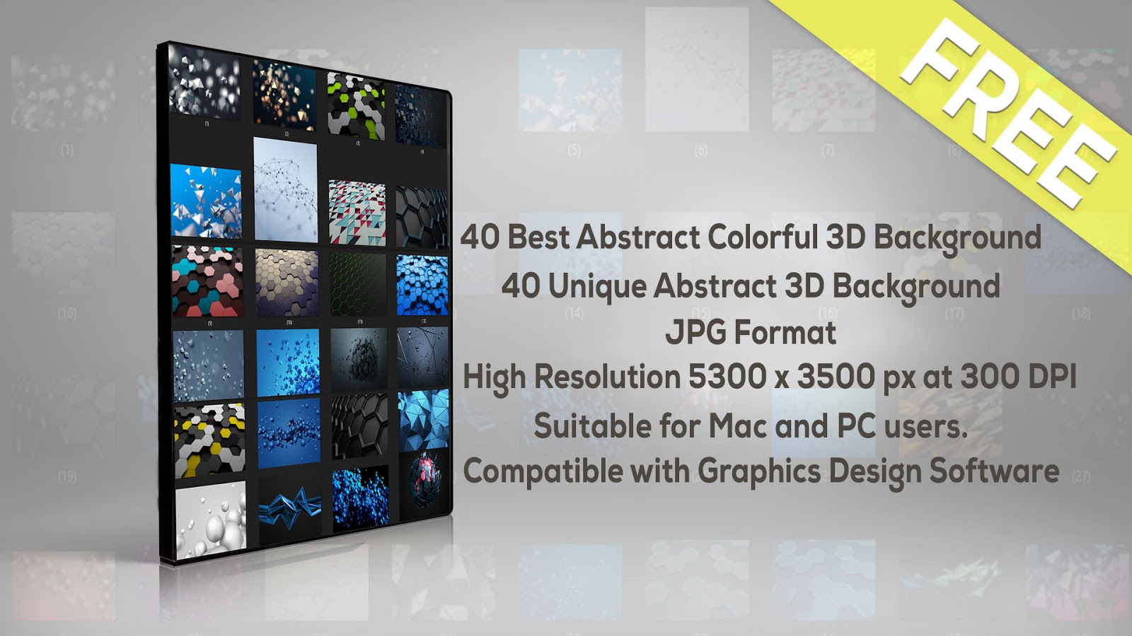 40 Best Abstract Colorful 3d Background For Photoshop Free Download Free Download Graphic Resource