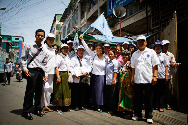 kimediakh A day in Phnom Penh with Tioulong Saumura Sam Rainsy
