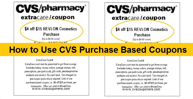 CVS Purchase Based Coupons CVS Purchase Based Coupons at cvs