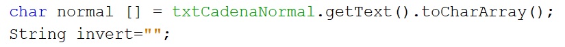 Imprimir una cadena de caracteres invertida en Java
