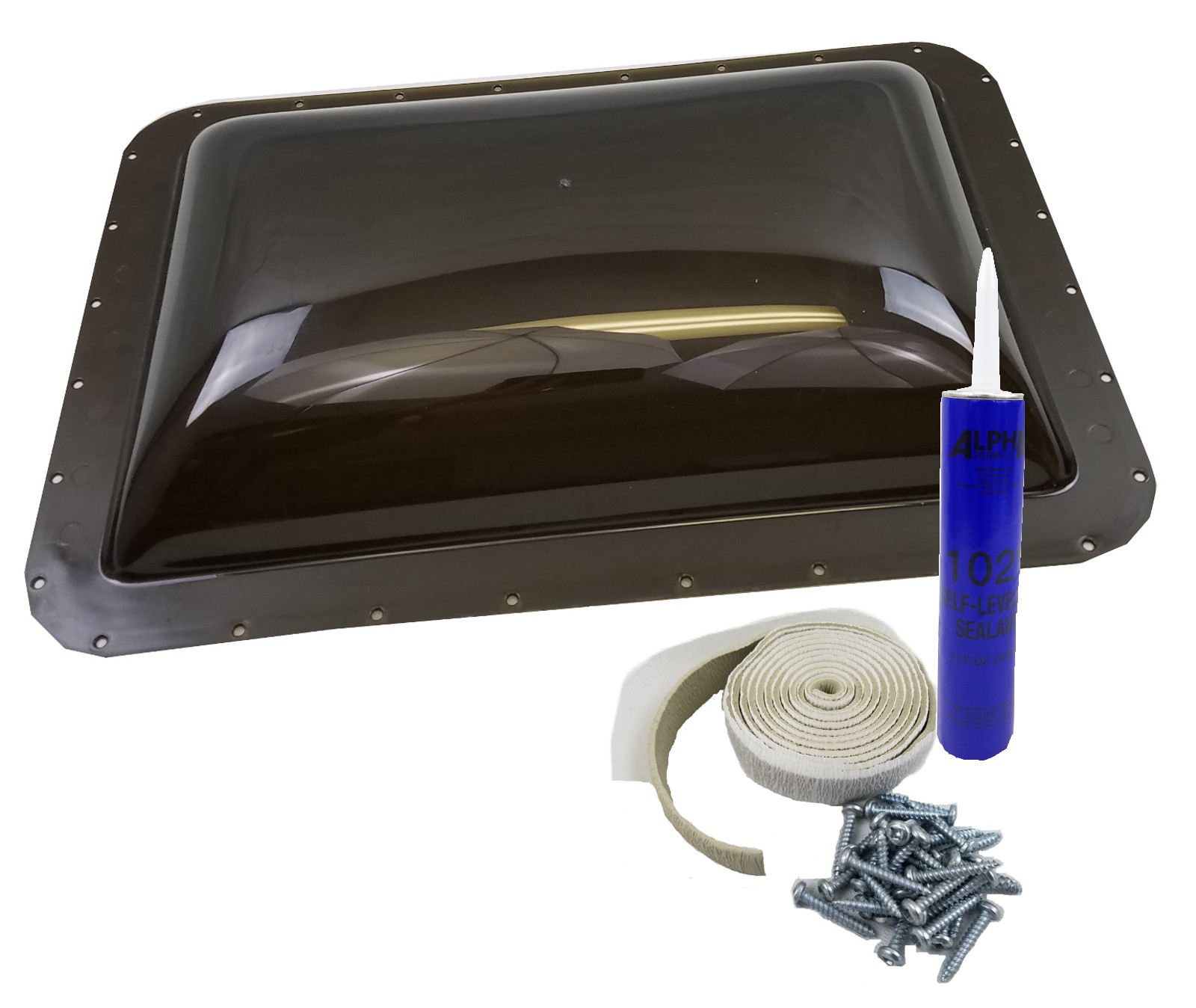 Class A Customs PREMIUM Heavy Duty Lexan Exterior RV Skylight 26 x 18